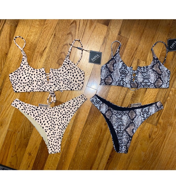 Zaful Other - *Set of 2* Zaful cheeky bikinis